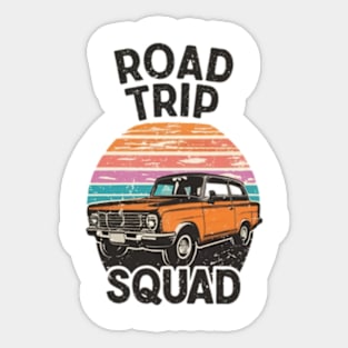 Road Trip Squad Sticker